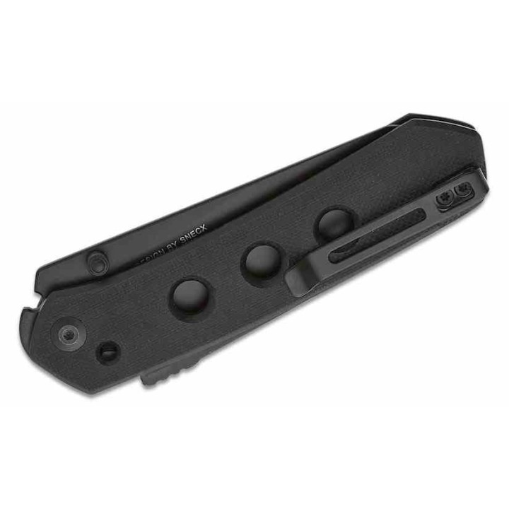Couteau CIVIVI Vision FG Black Lame Nitro-V Black Reverse Tanto Manche G10 IKBS Superlock Clip CIVC220361 - Livraison Gratuite