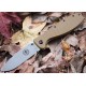 Couteau Esee BRK Zancudo Framelock Lame Acier AUS-8 Manche FRN Coyote BRKR1CB - Livraison Gratuite