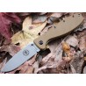 Couteau Esee BRK Zancudo Framelock Lame Acier AUS-8 Manche FRN Coyote BRKR1CB - Livraison Gratuite