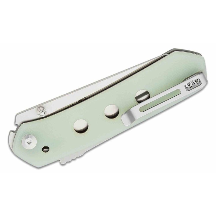Couteau CIVIVI Vision FG Jade Lame Nitro-V Satin Reverse Tanto Manche G10 IKBS Superlock Clip CIVC220362 - Livraison Gratuite