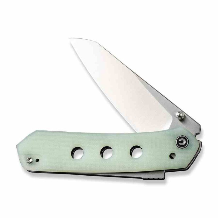 Couteau CIVIVI Vision FG Jade Lame Nitro-V Satin Reverse Tanto Manche G10 IKBS Superlock Clip CIVC220362 - Livraison Gratuite
