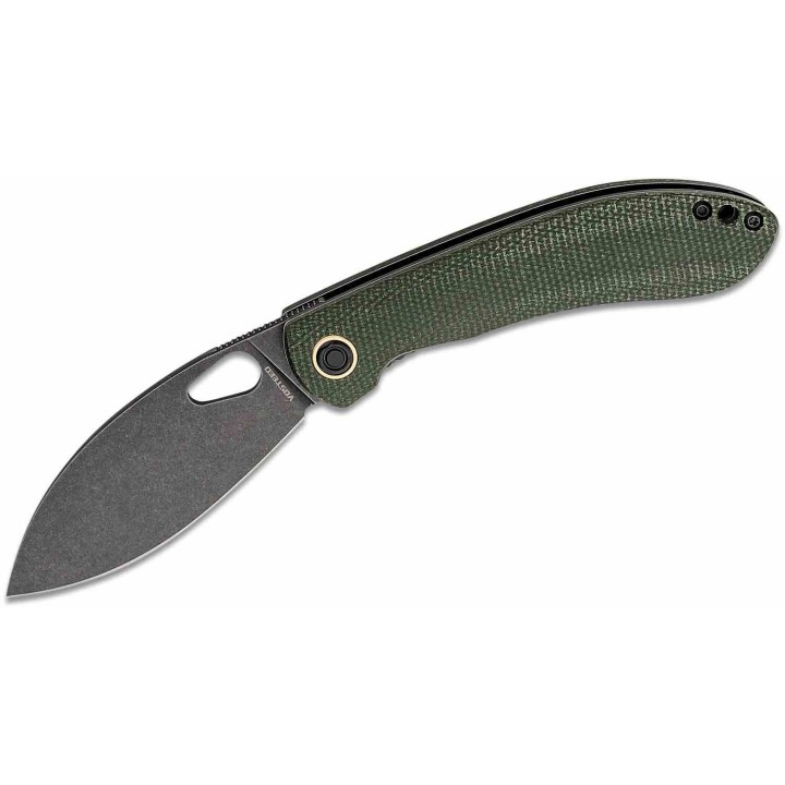 Couteau Vosteed Nightshade TH Green Lame Acier Nitro-V Black Manche Micarta IKBS Linerlock Clip VOSTHNPMN - Livraison Gratuite