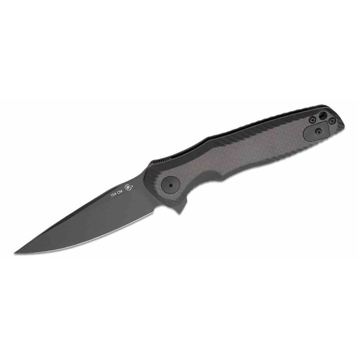 Couteau Spartan Blades POROS Lame Acier 154CM Manche G10/Fibre Carbone LinerLock Clip SBSFBL11CF - Livraison Gratuite