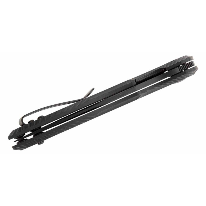 Couteau Spartan Blades POROS Lame Acier 154CM Manche G10/Fibre Carbone LinerLock Clip SBSFBL11CF - Livraison Gratuite