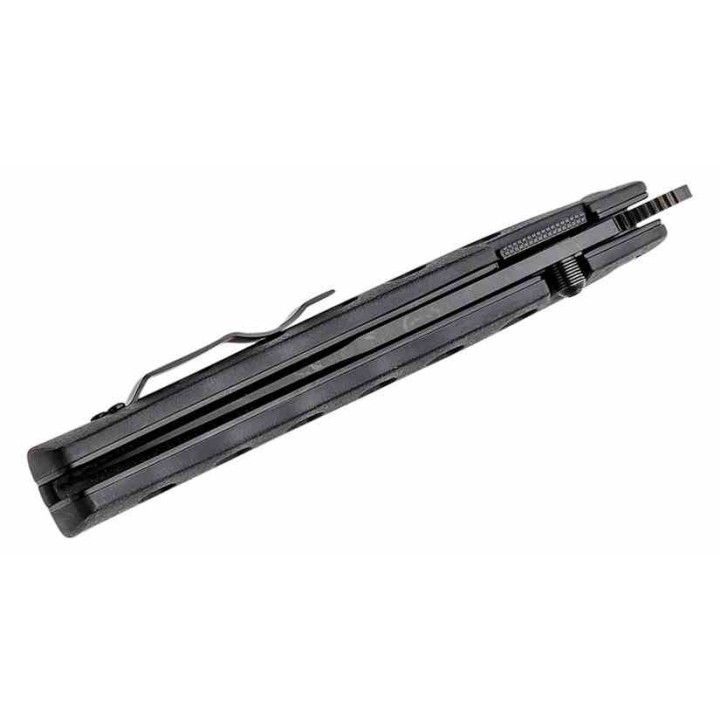 Couteau Cold Steel Ti-Lite Black Lame Acier AUS-8 Manche Zy-Ex Black Liner Lock Clip CS26SPBKBK - Livraison Gratuite