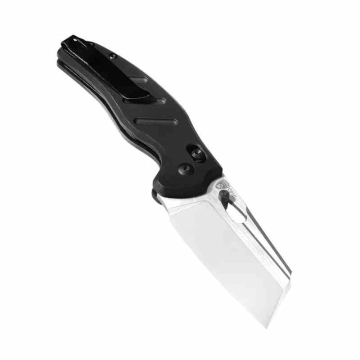 Couteau Kizer Sheepdog C01C Black Lame Acier 154CM Manche Alu IKBS Clutch Lock Clip KIV4488AC2 - Livraison Gratuite