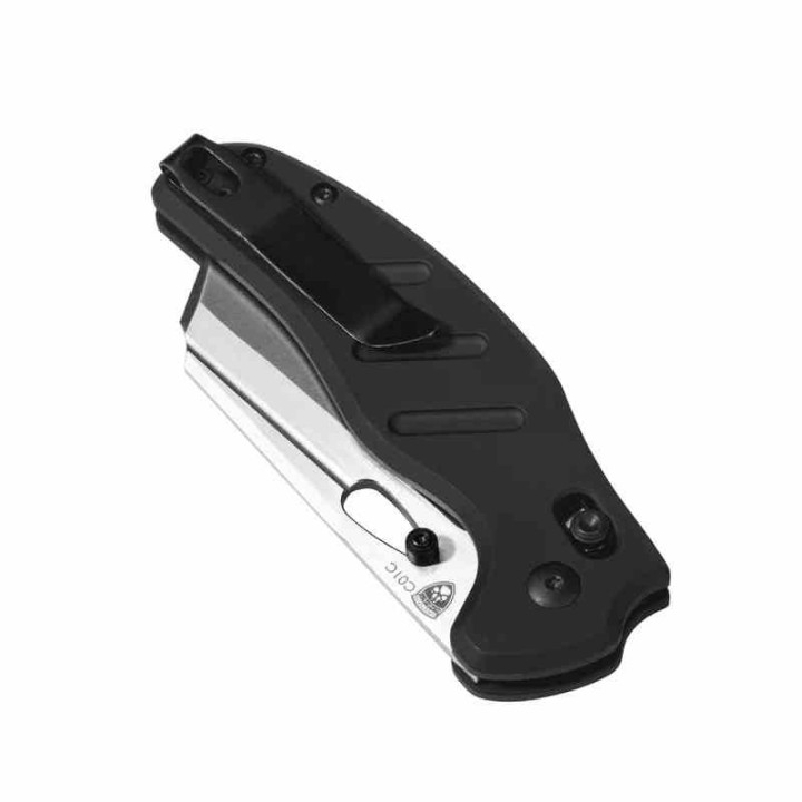 Couteau Kizer Sheepdog C01C Black Lame Acier 154CM Manche Alu IKBS Clutch Lock Clip KIV4488AC2 - Livraison Gratuite