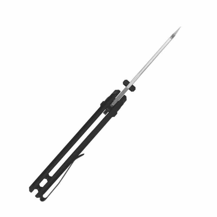 Couteau Kizer Sheepdog C01C Black Lame Acier 154CM Manche Alu IKBS Clutch Lock Clip KIV4488AC2 - Livraison Gratuite