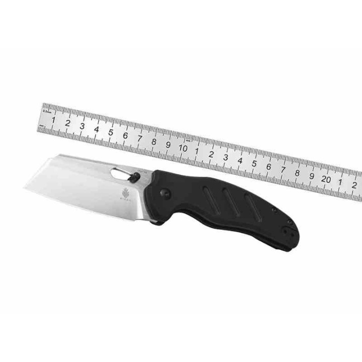 Couteau Kizer Sheepdog C01C Black Lame Acier 154CM Manche Alu IKBS Clutch Lock Clip KIV4488AC2 - Livraison Gratuite