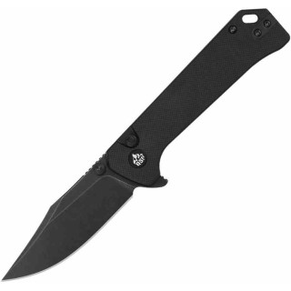 Couteau QSP Knife Grebe Black Lame Acier 14C28N Manche G10 IKBS Button Lock Clip QS147C2 - Livraison Gratuite