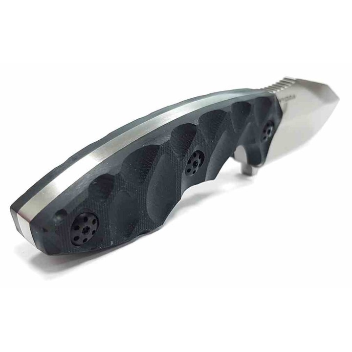 Couteau Bushcraft Survie Defcon Hydra Lame Acier D2 Manche G10 Etui Kydex TD004 - Livraison Gratuite