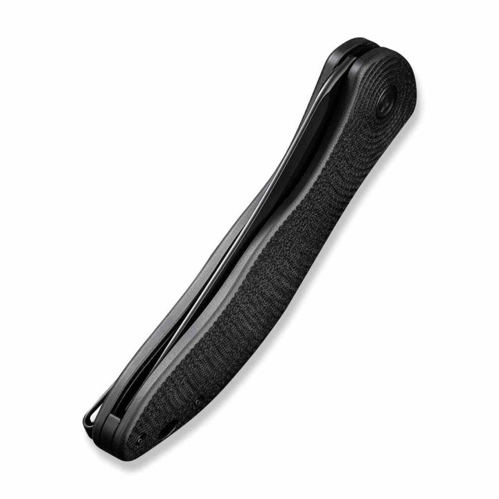 Couteau CIVIVI Synergy 4 Black Lame Acier Nitro-V Trailing Point Manche G10 IKBS Clip CIVC21018A1 - Livraison Gratuite