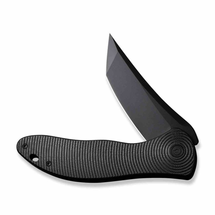 Couteau CIVIVI Synergy 4 Black Lame Acier Nitro-V Tanto Manche G10 Liner Lock IKBS Clip CIVC21018B1 - Livraison Gratuite