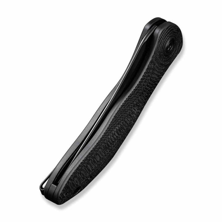 Couteau CIVIVI Synergy 4 Black Lame Acier Nitro-V Tanto Manche G10 Liner Lock IKBS Clip CIVC21018B1 - Livraison Gratuite
