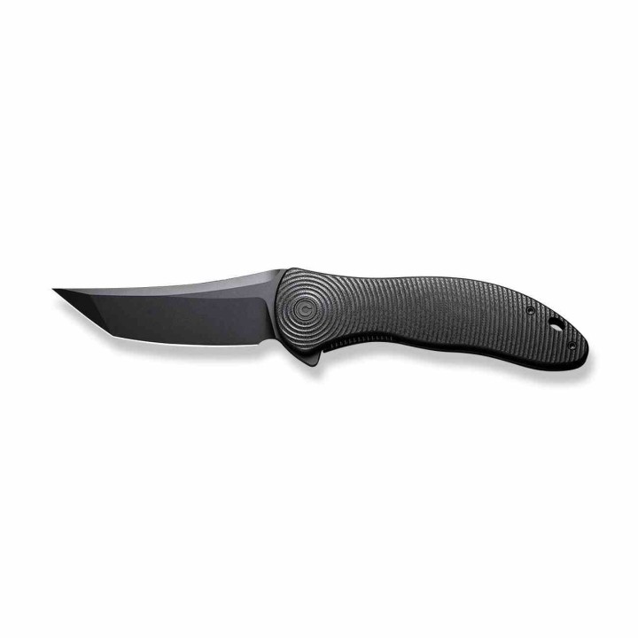 Couteau CIVIVI Synergy 4 Black Lame Acier Nitro-V Tanto Manche G10 Liner Lock IKBS Clip CIVC21018B1 - Livraison Gratuite