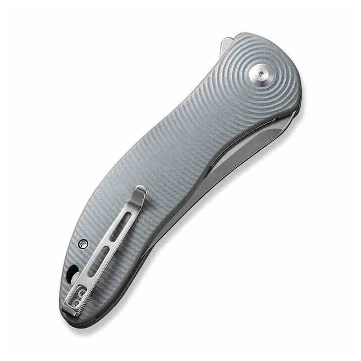 Couteau CIVIVI Synergy 4 Satin Lame Acier Nitro-V Tanto Manche G10 Liner Lock IKBS Clip CIVC21018B2 - Livraison Gratuite