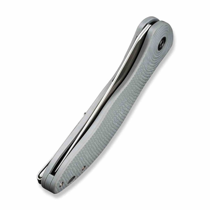 Couteau CIVIVI Synergy 4 Satin Lame Acier Nitro-V Trailing Point Manche G10 IKBS Clip CIVC21018A2 - Livraison Gratuite
