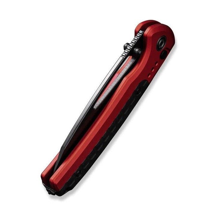 Couteau CIVIVI Sentinel Red/Black Manche Alu Lame Acier K110 Black Reverse Tanto IKBS Clip CIVC22025B1 - Livraison Gratuite