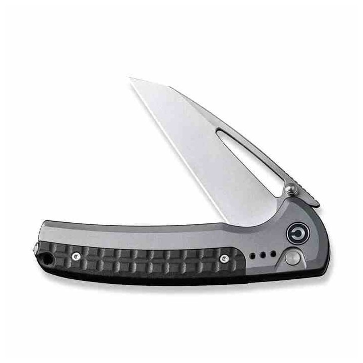 Couteau CIVIVI Sentinel Gray/Black Manche Alu Lame Acier K110 SW Reverse Tanto Button Lock IKBS CIVC22025B2 - Livraison Gratuite