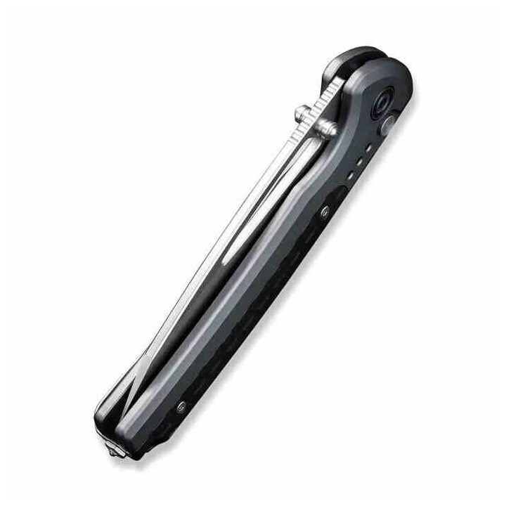Couteau CIVIVI Sentinel Gray/Black Manche Alu Lame Acier K110 SW Reverse Tanto Button Lock IKBS CIVC22025B2 - Livraison Gratuite