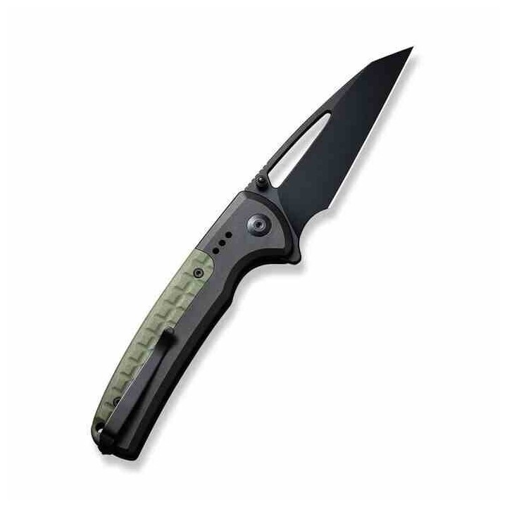 Couteau CIVIVI Sentinel Od Green/Black Manche Alu Lame Acier K110 Black Button Lock CIVC22025B3 - Livraison Gratuite