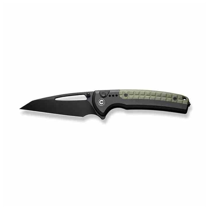 Couteau CIVIVI Sentinel Od Green/Black Manche Alu Lame Acier K110 Black Button Lock CIVC22025B3 - Livraison Gratuite