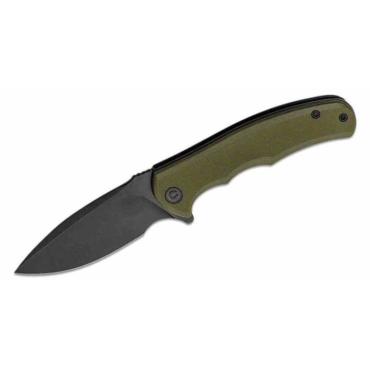 Couteau Civivi Mini Praxis Green Lame Acier D2 Manche G10 IKBS Linerlock Clip CIVC18026C1 - Livraison Gratuite