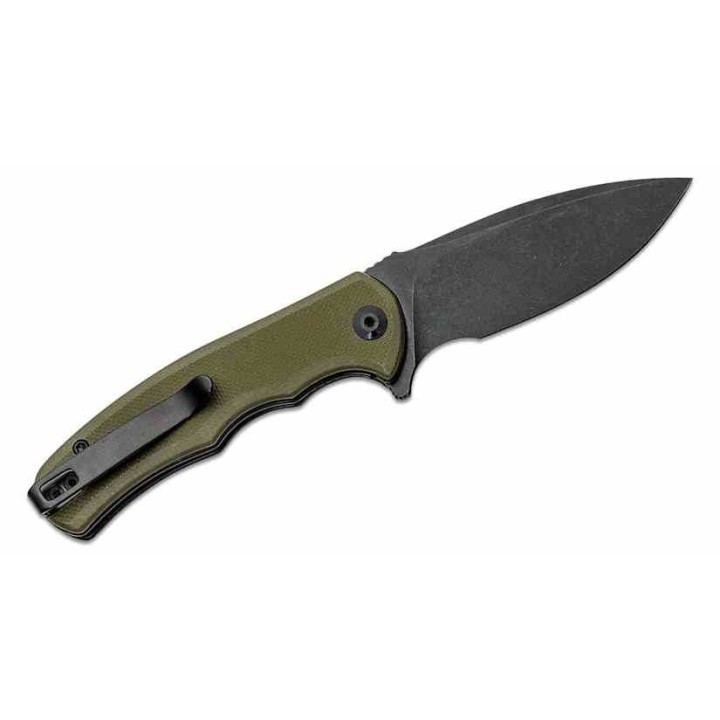 Couteau Civivi Mini Praxis Green Lame Acier D2 Manche G10 IKBS Linerlock Clip CIVC18026C1 - Livraison Gratuite