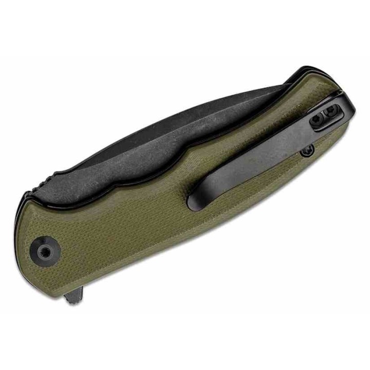 Couteau Civivi Mini Praxis Green Lame Acier D2 Manche G10 IKBS Linerlock Clip CIVC18026C1 - Livraison Gratuite