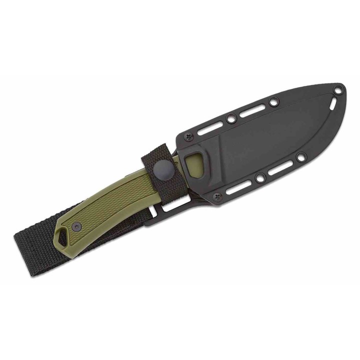 Couteau Kershaw Deschutes Guthook Skinner Lame Acier D2 Manche Polypropylene Etui GFN KS1883GH - Livraison Gratuite