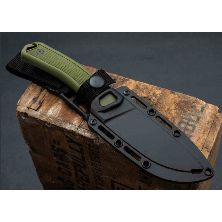Couteau Kershaw Deschutes Guthook Skinner Lame Acier D2 Manche Polypropylene Etui GFN KS1883GH - Livraison Gratuite