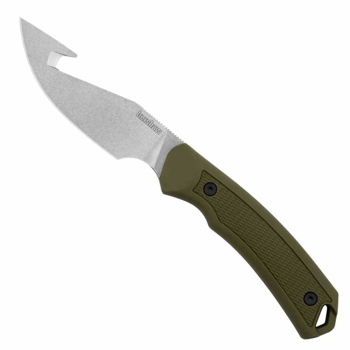 Couteau Kershaw Deschutes Guthook Skinner Lame Acier D2 Manche Polypropylene Etui GFN KS1883GH - Livraison Gratuite