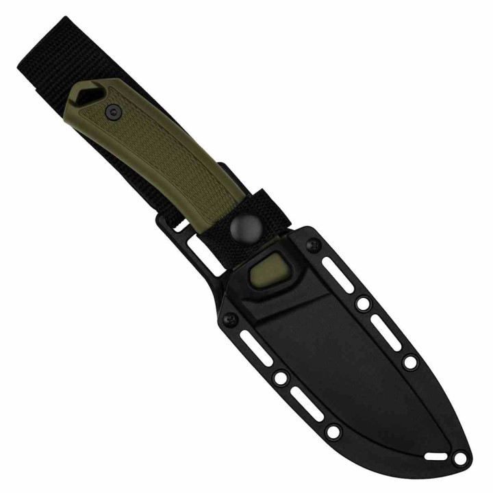 Couteau Kershaw Deschutes Guthook Skinner Lame Acier D2 Manche Polypropylene Etui GFN KS1883GH - Livraison Gratuite