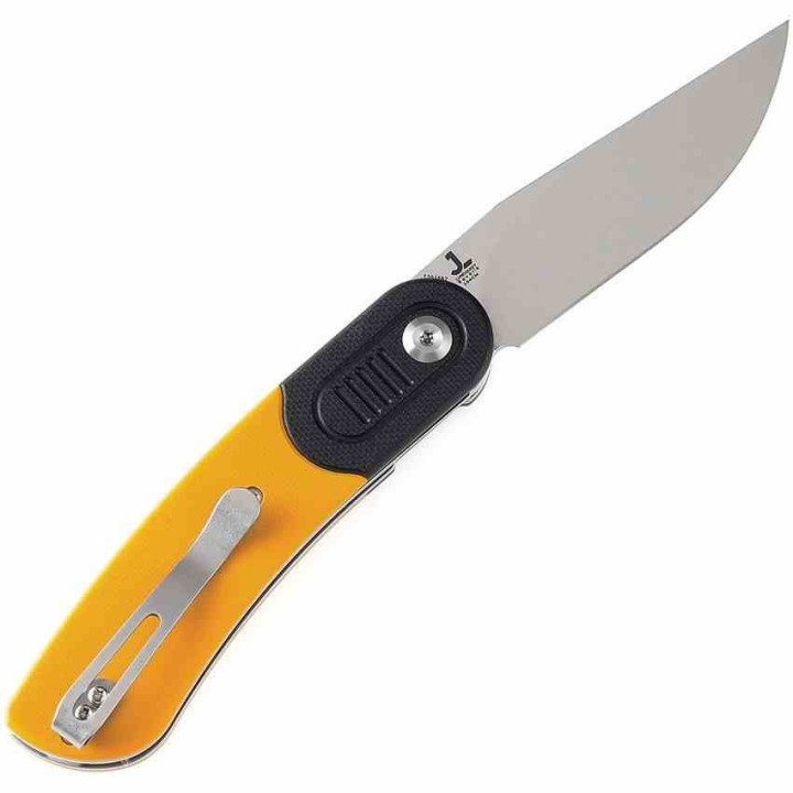 Couteau Kansept Reverie Yellow/Black Lame Acier 154CM SW Manche G10 IKBS Linerlock Clip KT2025B7 - Livraison Gratuite