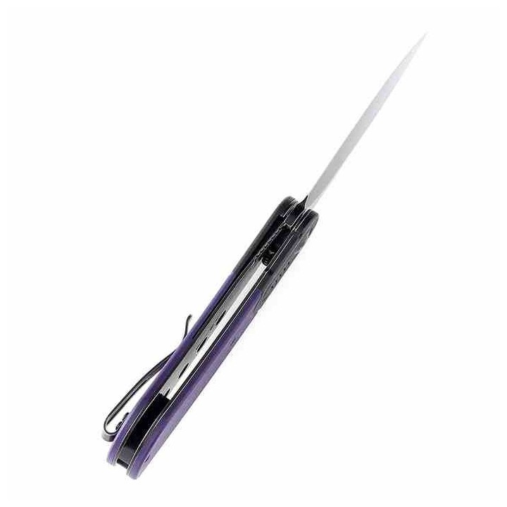 Couteau Kansept Reverie Purple/Black Lame Acier 154CM Manche G10 IKBS Linerlock Clip KT2025B5 - Livraison Gratuite