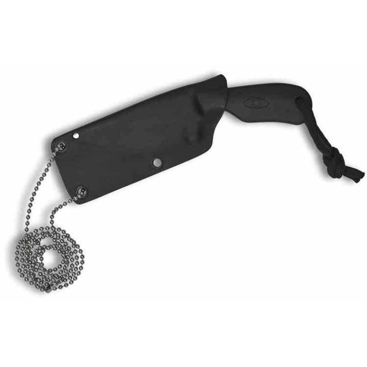 Couteau Spyderco Subway Bowie Lame Acier LC200N Satin Manche FRN Etui Boltaron Made Japan SCFB48PBK - Livraison Gratuite