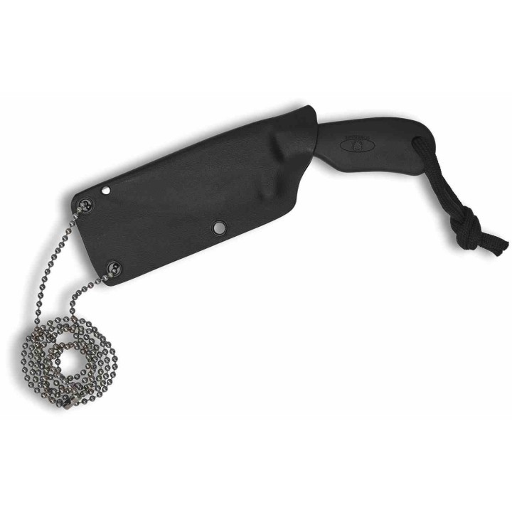 Couteau Spyderco Subway Bowie Lame Acier LC200N Black Manche FRN Etui Boltaron Made Japan SCFB48PBBK - Livraison Gratuite