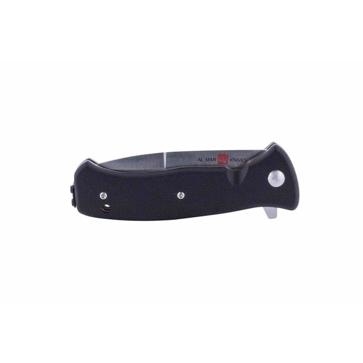 Couteau Al Mar Mini SERE 2020 A/O Lame Talon Acier D2 Satin Manche G10 Liner Lock Clip AMK2200 - Livraison Gratuite