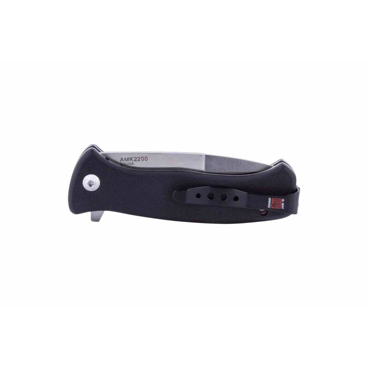 Couteau Al Mar Mini SERE 2020 A/O Lame Talon Acier D2 Satin Manche G10 Liner Lock Clip AMK2200 - Livraison Gratuite