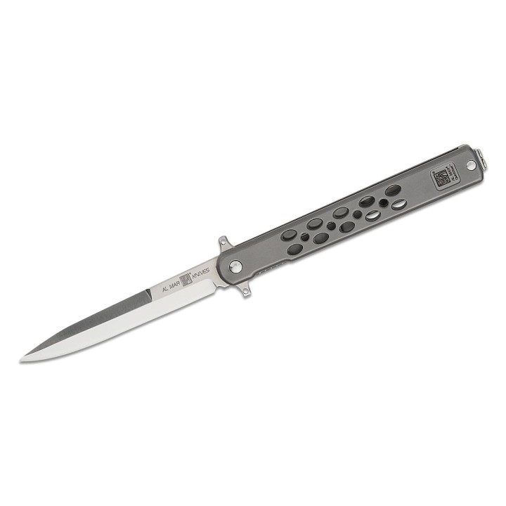 Couteau Al Mar Quicksteel Ultralight D2 Satin Talon Spear Point Stainless Handles Framelock Clip AMK4050 - Livraison Gratuite