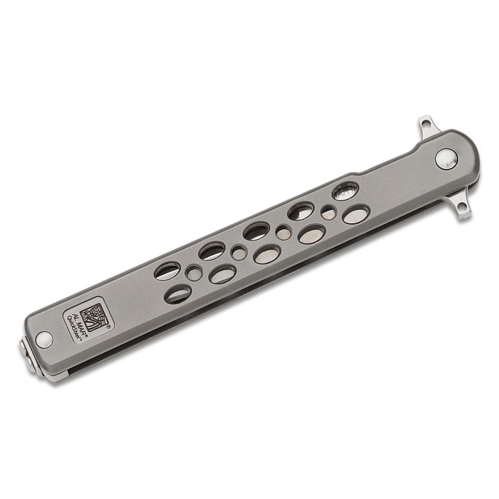 Couteau Al Mar Quicksteel Ultralight D2 Satin Talon Spear Point Stainless Handles Framelock Clip AMK4050 - Livraison Gratuite