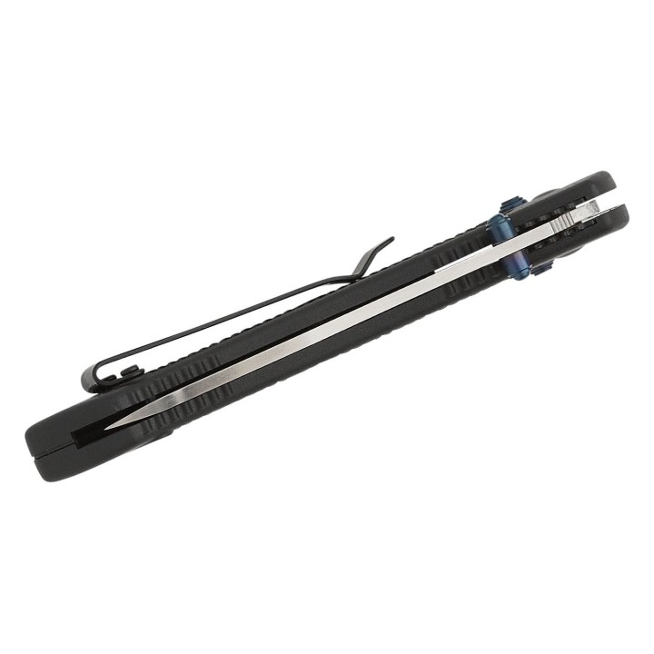 Couteau Al Mar Payara Crossbar 3.25" Lame Acier D2 Recurve Manche FRN Clip AMK4131 - Livraison Gratuite
