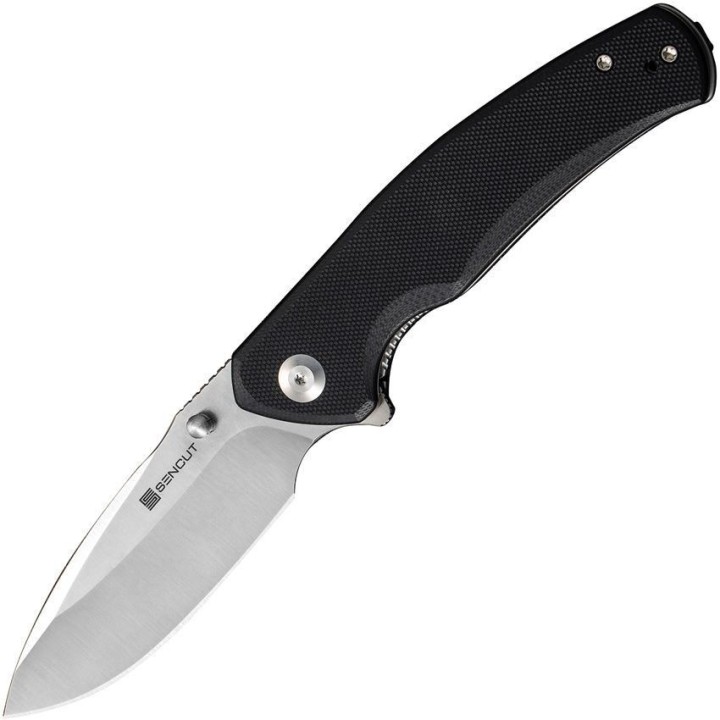 Couteau SENCUT Slashkin Black Manche G10 Lame Acier D2 IKBS Linerlock Clip S200661 - Livraison Gratuite