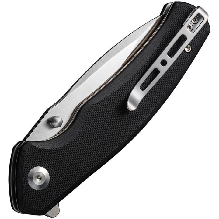 Couteau SENCUT Slashkin Black Manche G10 Lame Acier D2 IKBS Linerlock Clip S200661 - Livraison Gratuite