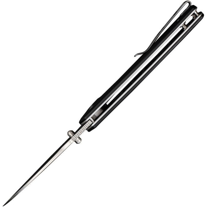 Couteau SENCUT Slashkin Black Manche G10 Lame Acier D2 IKBS Linerlock Clip S200661 - Livraison Gratuite