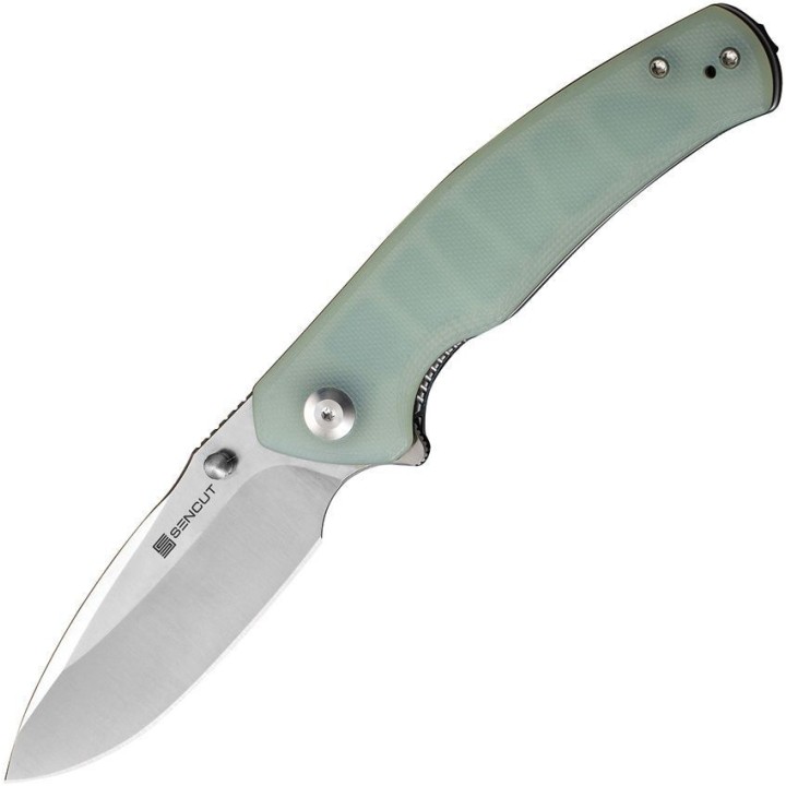 Couteau SENCUT Slashkin Jade Manche G10 Lame Acier D2 IKBS Linerlock Clip S200662 - Livraison Gratuite