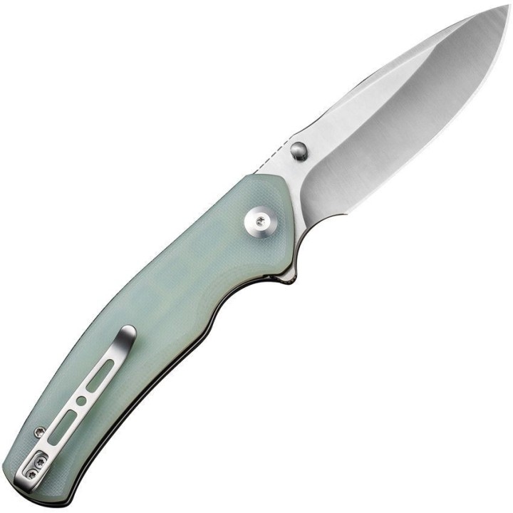 Couteau SENCUT Slashkin Jade Manche G10 Lame Acier D2 IKBS Linerlock Clip S200662 - Livraison Gratuite