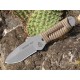 Couteau de Survie TOPS Desert Fox Acier Carbone 1095 Manche ParaCorde Tops Knives Made In USA TPDFOX01 - Livraison Gratuite