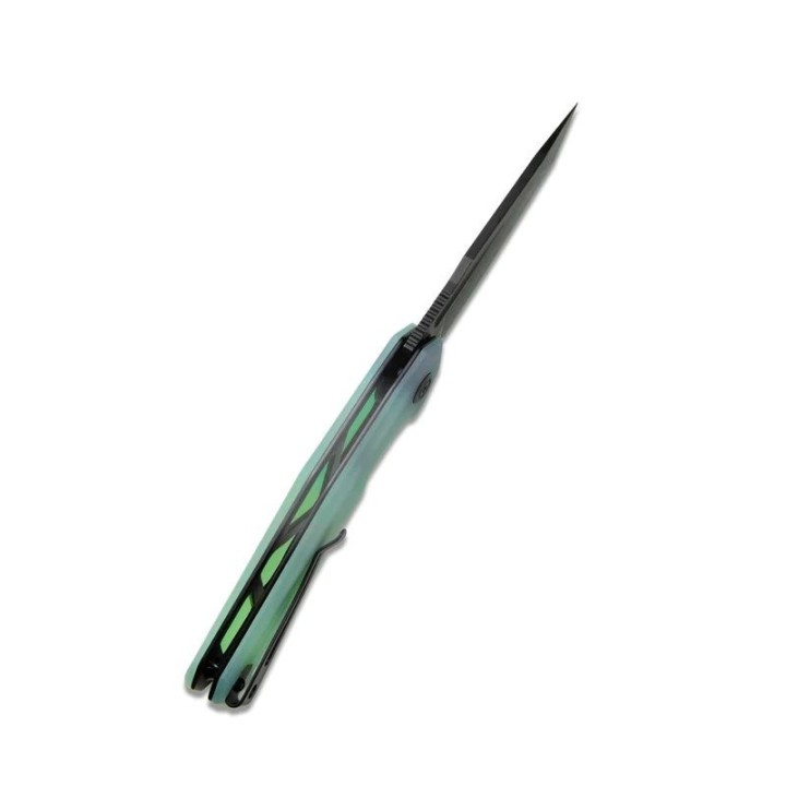 Couteau Kubey Carve Jade Tactical Tanto AUS-10 Blade G10 Handle IKBS Linerlock Clip KUB237F - Livraison Gratuite