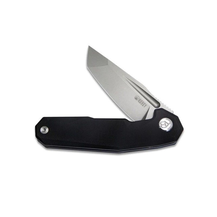 Couteau Kubey Carve Black Tactical Tanto AUS-10 Blade G10 Handle IKBS Linerlock Clip KUB237G - Livraison Gratuite